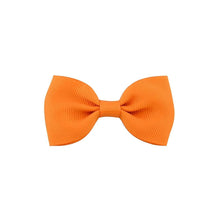 Load image into Gallery viewer, Colorful Mini Bow Tie Hair Clip Small Sweet Solid Ribbon Bow Safety Hair Clips Hairpins Baby Girl Hair Accessories
