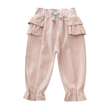 将图片加载到图库查看器,Baby Girls Pants Casual Ruffles Cherry Pants Baby Girl Clothes Long Princess Pants kids
