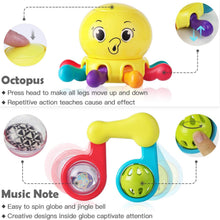 Load image into Gallery viewer, Baby Rattles Teether Shaker Grab and Spin Rattle Musical Toy Set Early Educational Toys For Baby