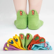 将图片加载到图库查看器,5Pairs Cartoon Embroider Multicolor Summer Spring Newborn Boy Kids Baby Girls Breathable Socks For Kids