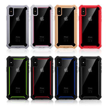 将图片加载到图库查看器,Heavy Duty Shockproof Phone Case For iPhone 14 13 12 Soft Transparent Back Cover Full-Body Clear Bumper Case with Built-in Screen Protector For iPhone