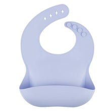 Load image into Gallery viewer, Solid Silicone Bibs Baby Feeding Saliva Towel Waterproof Soft Cloths Bandana Lightweight Infant Bibs