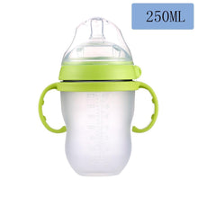 Load image into Gallery viewer, Baby Bottle For Milk and Breastmilk Wide Neck Soft Silicone Feeding Container Baby Water Bottle kids Nursing Bottles