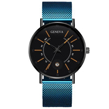 Load image into Gallery viewer, Men Watches Luxury Fashion Mens Business Watch Ultra Thin Stainless Steel Mesh Belt Quartz Wrist Watch For Men's and Boys