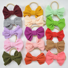 将图片加载到图库查看器,Headband Bow Girl Headbands Nylon Elastic Hair Accessories Photography Props For Baby Girls In Elegant Design