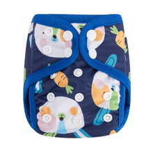 Load image into Gallery viewer, Newborn Pocket Diaper Cloth Diapers Bamboo Charcoal Inner Waterproof PUL Outer Double Gussets Nappies for Baby