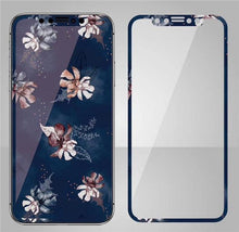将图片加载到图库查看器,Fashion Sky Flowers Pattern Tempered Glass For iPhone 11 Pro Max Screen Protector Film for iPhone X XS XR XS Max 3D Full Cover Tempered Glass Screen Protector for iPhone