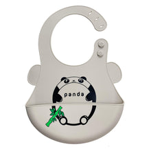将图片加载到图库查看器,Silicone Baby Eating Bib Children Adjustable Large Boy Girl Saliva Pocket Super Soft Waterproof Bibs For Kids