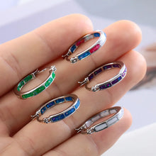 Load image into Gallery viewer, Healthcare Weight Loss Hoop Earrings Slimming Chakra Stainless Steel Healthy Stimulation Acupoint Gallstone Fashion Earrings