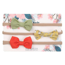 将图片加载到图库查看器,Cute Bow Baby Headband for Girl Nylon Head Bands Turban Newborn Headbands Hairbands for Kids Baby Hair Accessories For Baby