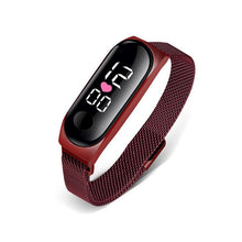 将图片加载到图库查看器,STEVVEX Men's Business Electronic Watch Simple Luxury Steel Belt Folding Buckle Sports Digital Watch For Men and woman