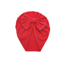 Load image into Gallery viewer, Luxury Modern Baby Headband Hat Bowknot Print Cotton Stretchy Turban Headband Infant Head Wrap Beanie Hat For Babies and Kids