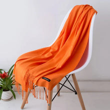 Load image into Gallery viewer, 2022 Tassel Women’s Scarf – Designer Shawl, Wrap & Hijab Pashmina
