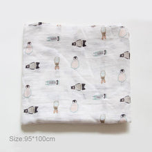 将图片加载到图库查看器,Muslin Baby Blankets Swaddles Newborn Photography Accessories Soft Swaddle Wrap Organic Cotton Swaddle