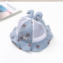 将图片加载到图库查看器,Baby Sun Hat Heart Print Baby Boy/Girl Hat Outdoor Kids Bucket Hat Children Hat Baby Beach Caps Beanie For Girls