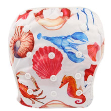Load image into Gallery viewer, Baby Swimming Waterproof Adjustable Reusable Washable Cloth Pool Pant Diaper Cover