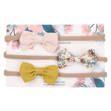 将图片加载到图库查看器,Cute Bow Baby Headband for Girl Nylon Head Bands Turban Newborn Headbands Hairbands for Kids Baby Hair Accessories For Baby