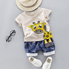 Load image into Gallery viewer, Fashion Infant Clothing Set for Boys and Girls Cute Summer Casual Clothes Set Top+Shorts Kids Clothes Summer Edition T shirt and Pants Set