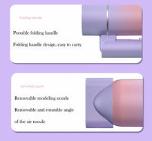 Load image into Gallery viewer, Folding Hairdryer With Carrying Bag Hot Air Anion Hair Care For Home MIni Travel Hair Dryer Blow Drier Portable Hair Brush Dryer