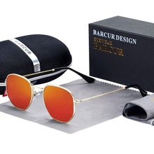 Load image into Gallery viewer, Luxury Classic Retro Reflective Sunglasses For Man and Woman Minimalist Stainlesss Steel Frame Eyewear Sunglasses With UV400 Protection