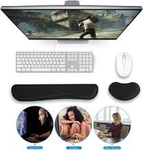 Load image into Gallery viewer, Ergonomic Mouse Pad with Wrist Rest - Non-Slip Base for Office & Gaming