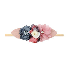 Load image into Gallery viewer, Handmade Luxury Pearl Baby Headbands Bundle Nylon Elastic Newborn Hair Accessories for Girls Kids