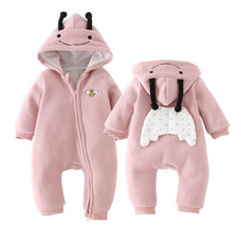 Load image into Gallery viewer, Baby Dinosaur and Rabit Jumpsuit With Zipper Newborn Baby Clothes Crawling Clothes Baby Girls and Boys Kids Costume Jumpsuit