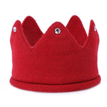 将图片加载到图库查看器,Modern Luxury New Trend Baby Hat Girls and Boys Crown Knitted Cap Toddler Empty Top Hats Newborn Design Woolen Yarn Bonnet For Kids