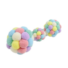 Load image into Gallery viewer, Fashion New Plush Pet Toy Cat and Dog Self-Hey Funny Cat Bite-Resistant Toy Ball Cute Funny Interactive Toy Balls For Cats Multicolor Toy Balls For Cat