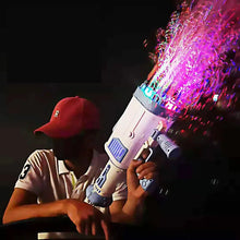 Load image into Gallery viewer, Hot Kids Gatling Bubble Gun Toy 64-Hole Charging Electric Automatic Bubble Machine Summer Outdoor Soap Water Children Toys