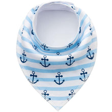 Load image into Gallery viewer, Baby Bibs Triangle scarf Cotton Cartoon Child Bandana Bib Dribble Bibs Newborn BIb for Kids