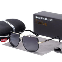将图片加载到图库查看器,Luxury Elegant Square Polarized Sunglasses Brand Driving Glasses for Men and Boys With UV400 Protection