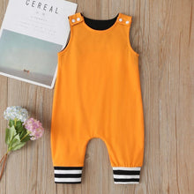 Load image into Gallery viewer, New Baby Boys Girls Outfits Clothes Newborn Baby Kids Rompers Toddler Solid Striped Sleeveless Cotton Jumpsuit Playsuit For Kids