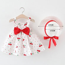 将图片加载到图库查看器,Modern Baby Newborn Toddler Girls Summer Tutu Dress With Printing Princess Dresses Sundress And Hat