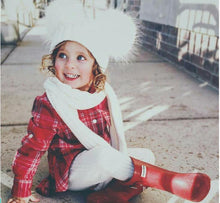 Load image into Gallery viewer, Modern Trend Children's Winter Toddler Baby Kids hat Cap With Two Double Pompom Ears Funny Hat
