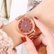 将图片加载到图库查看器,New STEVVEX Women Watches 2020 Trend Luxury Style Diamond Rose Gold Ladies Wrist Watches Magnetic Women Bracelet Watch For Women and Girls