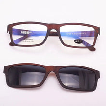 Load image into Gallery viewer, Ultra-lightGlasses Magnet Clip on Sunglasses Myopia Frame Polarized Eyeglasses Functional 3D Glasses Ultem Uv 400 Glasses jkk70