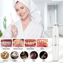 Load image into Gallery viewer, Electric Sonic Dental Calculus Scaler Oral Teeth Tartar Remover Plaque Stains Cleaner Removal Teeth Whitening Portable IPX7 New