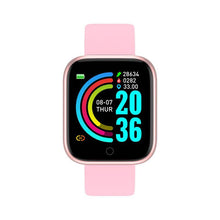 将图片加载到图库查看器,Bluetooth Smart Watches Men Waterproof Sport Fitness Tracker Smart Bracelet Blood Pressure Heart Rate Monitor Y68 Smartwatch For Men's and Boys