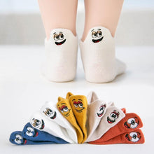 将图片加载到图库查看器,5Pairs Cartoon Embroider Multicolor Summer Spring Newborn Boy Kids Baby Girls Breathable Socks For Kids