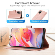 Load image into Gallery viewer, Wallet Leather Case For Xiaomi Redmi 10 9 9A 9C 9T 8 8A 7A 6 Note 10 10S 10 Pro 9S 9 Pro 8 Pro 7 6 5 Pro 4X Poco X3 Pro M3 11T Shockproof Wallet Style Magnetic Closure Back Cover Case