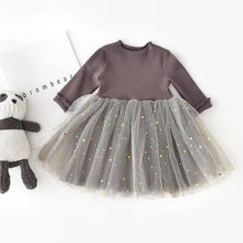 将图片加载到图库查看器,Modern Winter Flower Long Sleeve Smash Cake Baby Girls Dress For 1-5 Year Little Princess