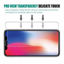 Load image into Gallery viewer, 3pcs For iPhone 12 13 Mini 14 Pro Max Glass Screen Protector For iPhone XR XS SE 2022 6 7 8 Plus 13 Pro Max Glass Not Full Cover Curved Edge Anti Explosion Temper Glass Screen Protector for iPhone