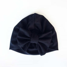 Load image into Gallery viewer, Baby Girl Hat Cotton Big Bow Cap For Baby Girls 2 Layer Butterfly Kids Caps Baby Beanie Winter Children's Hats