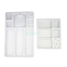 Load image into Gallery viewer, 5pcs Dental Disposable Oral Package Mouth Mirror Tweezer Probe Instrument Box Disposable Plastic Dentist Tray 2size for Choose