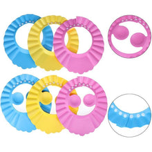 Load image into Gallery viewer, Shampoo Cap Durable Baby Bath Visor Hat Adjustable Baby Shower Protect Eye Water-proof Hair Wash Shield For Kids Bath