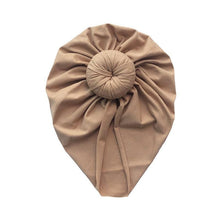 Load image into Gallery viewer, Baby Hat Soft Lovely Flower bowknot for Baby Girl Toddler Turban Hir Band Cap Newborn Headwrap Hat Baby Hairband