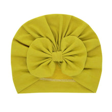 Load image into Gallery viewer, Children Baby Hat Kids Bow Cap Newborn Girls Photography Props Turban Infant Props For Baby Girls