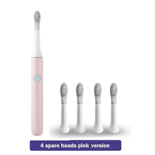 Load image into Gallery viewer, Sonic Toothbrush Electric Powerful Optional Modes Cleaning Travel Toothbrushes With Brush Heads for Adults Random Color Perfect Teethbrush