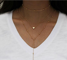 Load image into Gallery viewer, Modern Vintage Multilayer Crystal Gold Choker Pendant Necklace For Women Luxury Jewelry Perfect Gift Cool Style